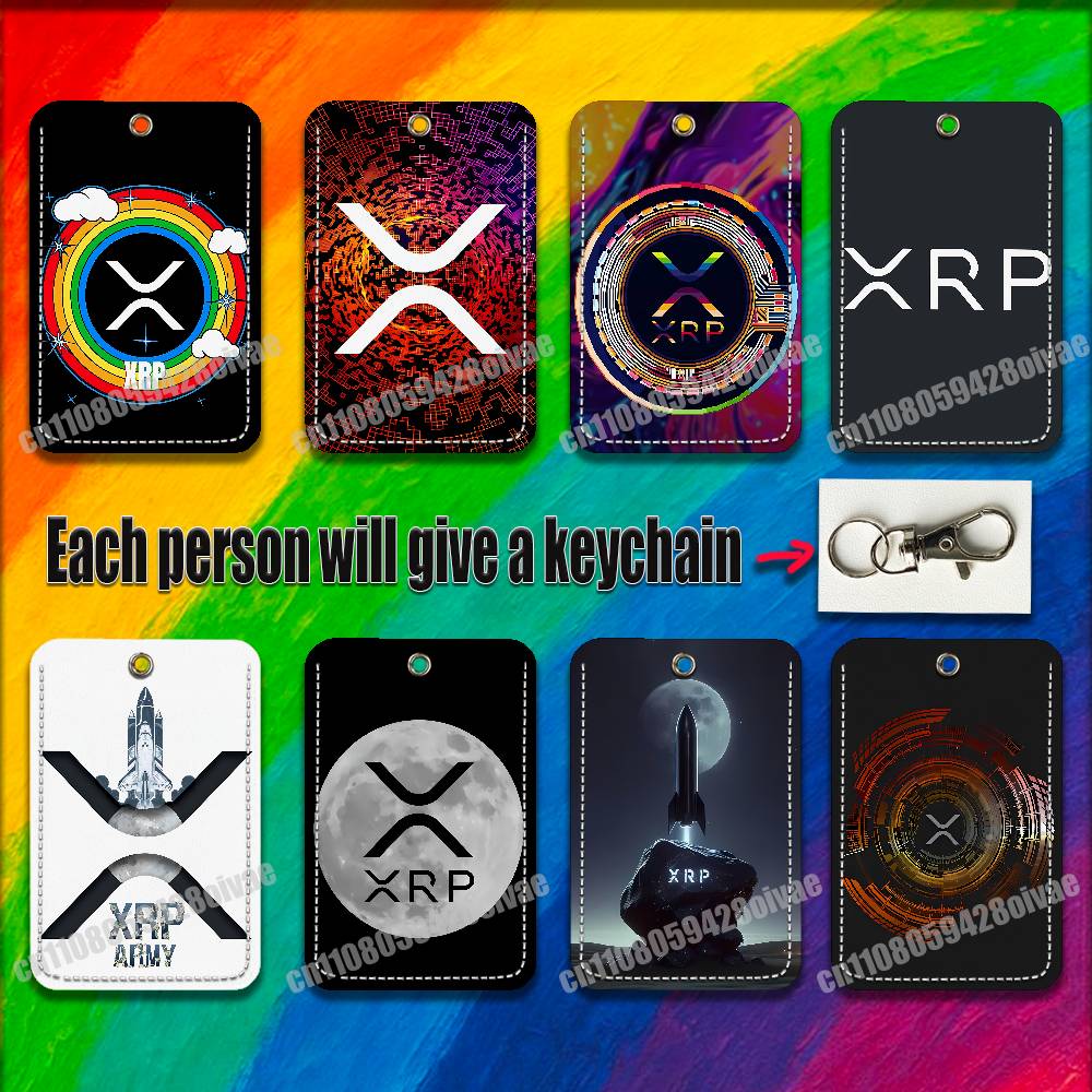 Leather Work - Porta Badge Digitale per Criptovaluta Xrp