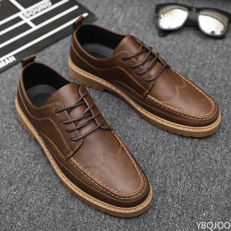 Leatherworking Classic - Scarpe Casual in Pelle da Uomo,