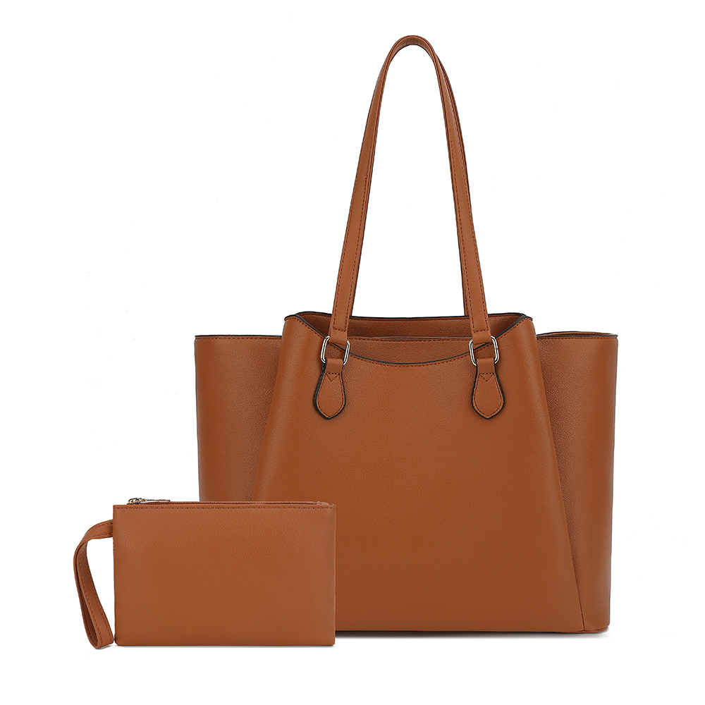 Leather Work - Borsa Tote da Donna, Grande Borsa