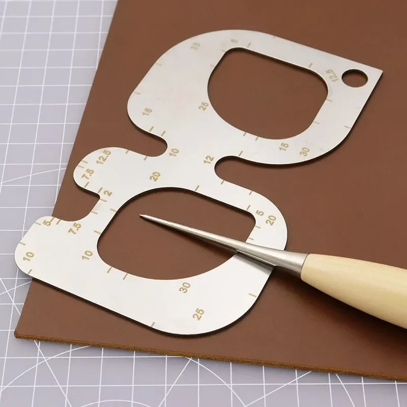 Leatherwork Ruler - R righello di posizionamento modello di