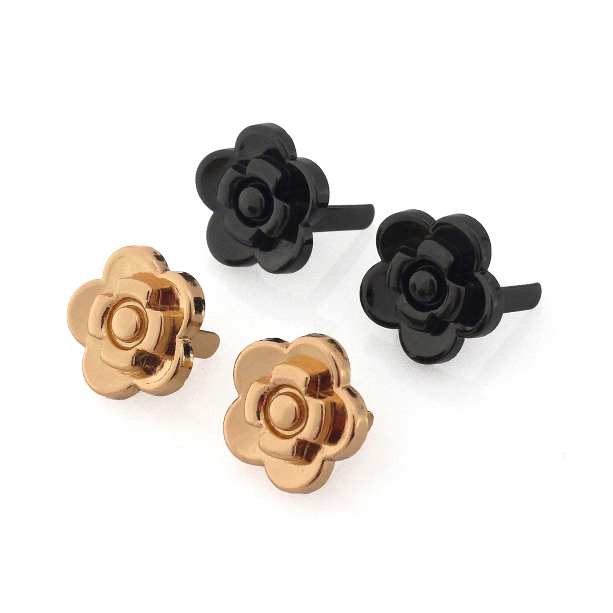 2 pezzi in metallo rosa a form - Leatherwork Flowers recensione e prezzo