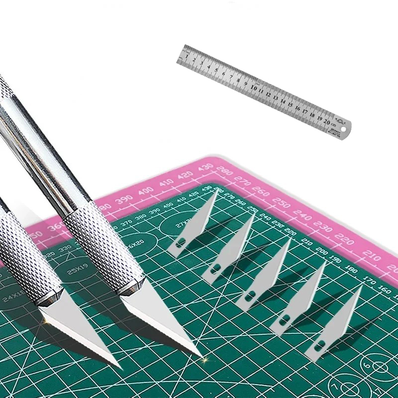 Set di coltelli e righelli per - Leatherwork Ruler recensione e prezzo