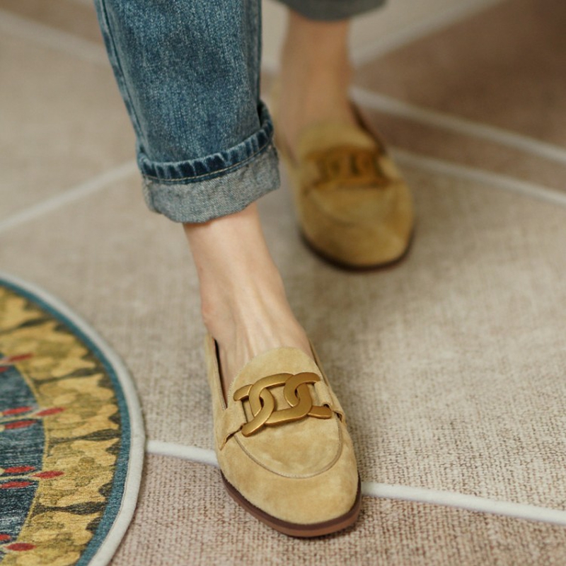 Mocassini da donna in pelle sc - Leather Work Heels recensione e prezzo