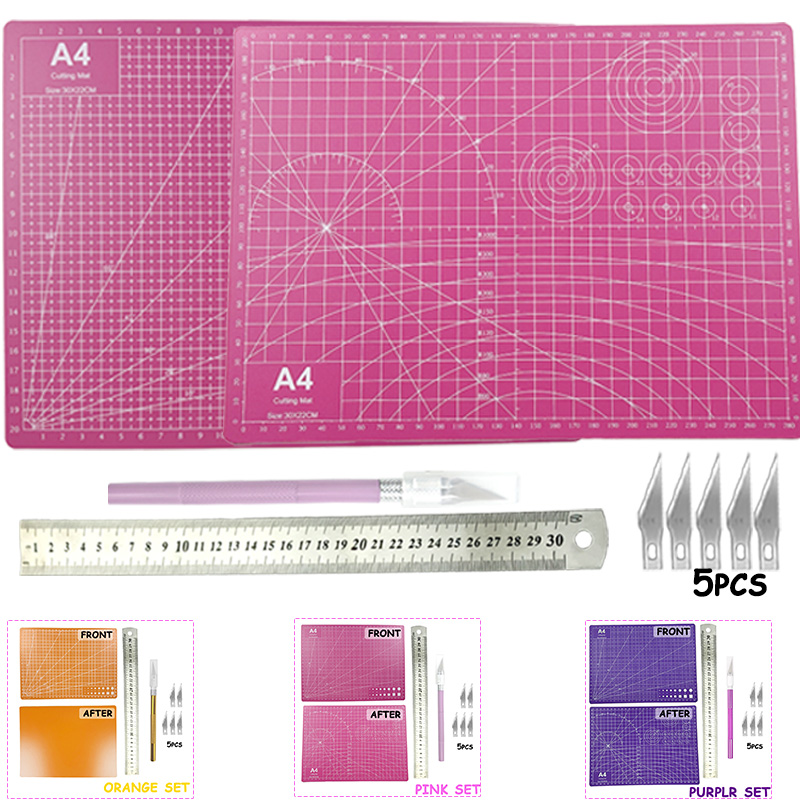 Set di tappetini da taglio in  - Leatherwork Ruler recensione e prezzo