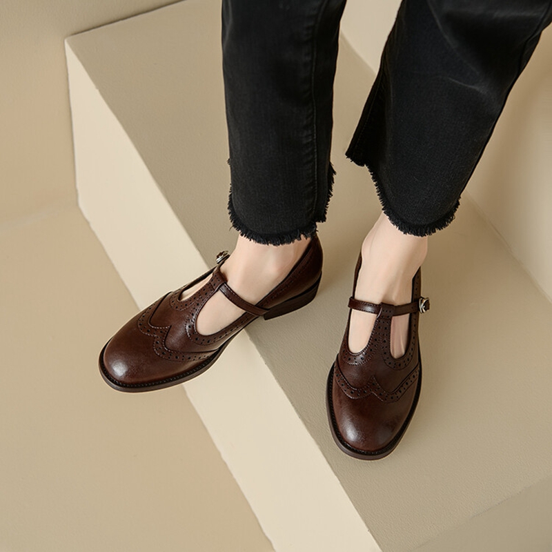 Nuove décolleté da donna autun - Leather Work Heels recensione e prezzo
