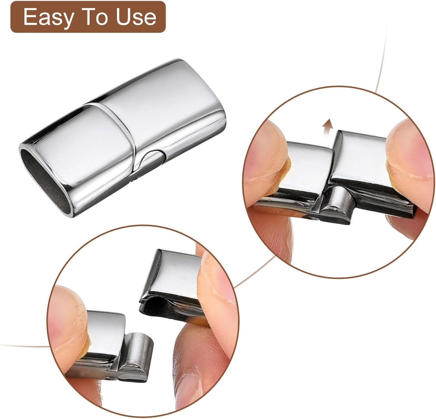 Chiusure Magnetiche in Acciaio - Leatherwork Diy recensione e prezzo