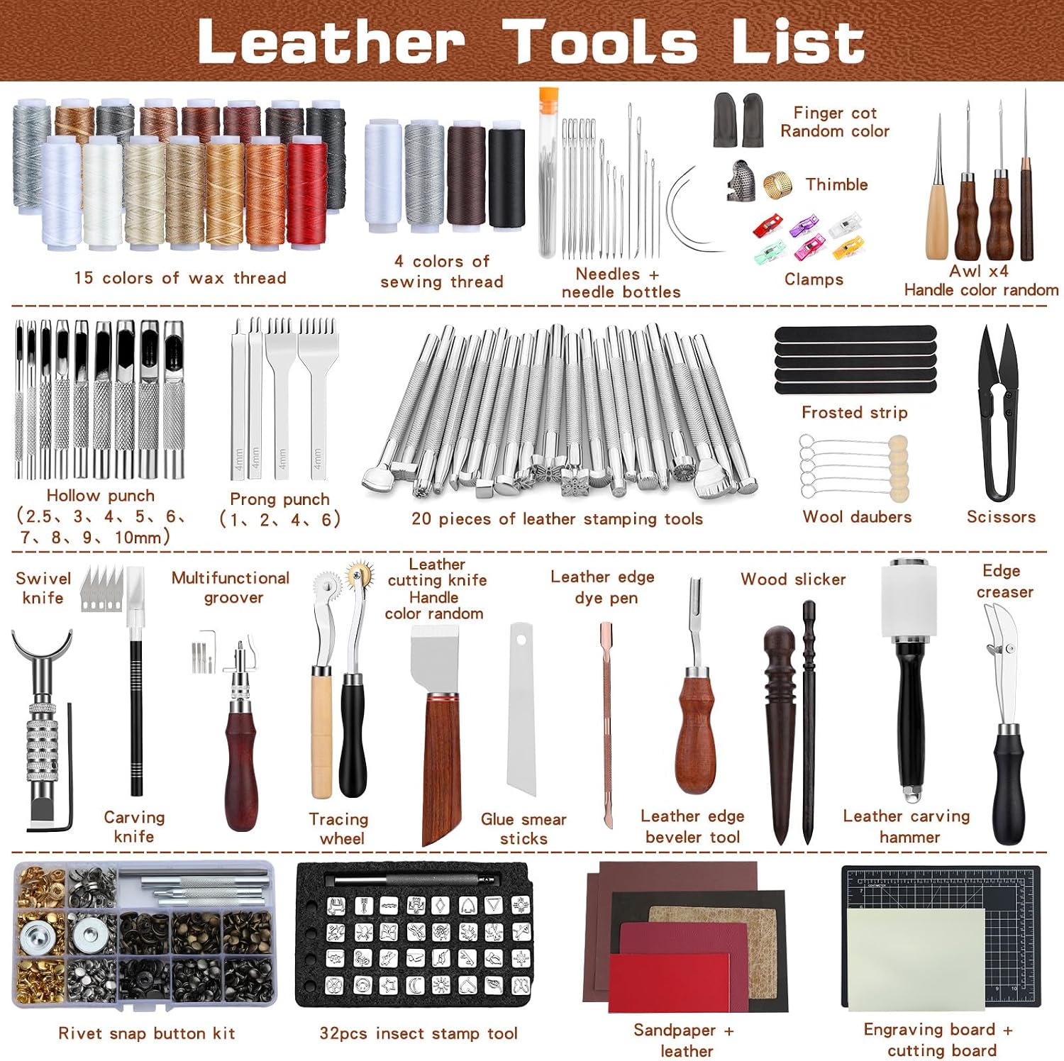Kit Professionale per Lavorazi - Leather Work recensione e prezzo
