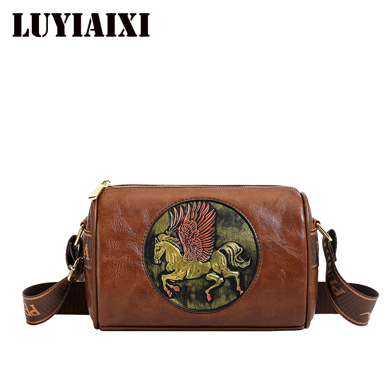 Borsa a tracolla in pelle con  - Leatherwork Flowers recensione e prezzo