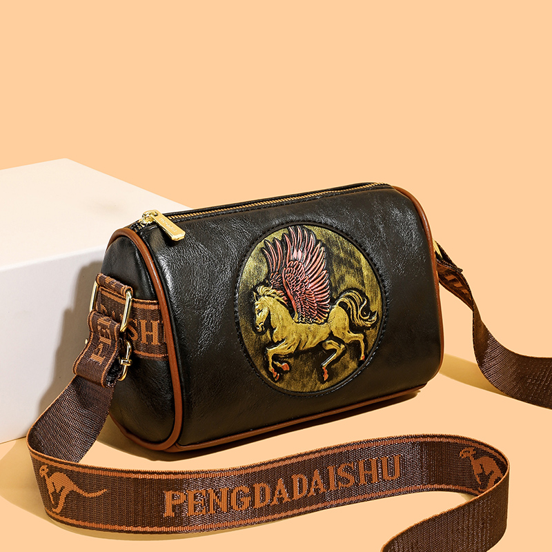 Borsa a tracolla in pelle con  - Leatherwork Flowers recensione e prezzo