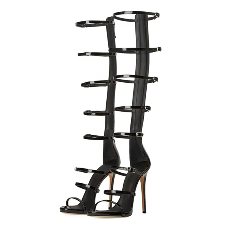 Stivali Estivi da Donna Nuovi  - Leather Work Heels recensione e prezzo