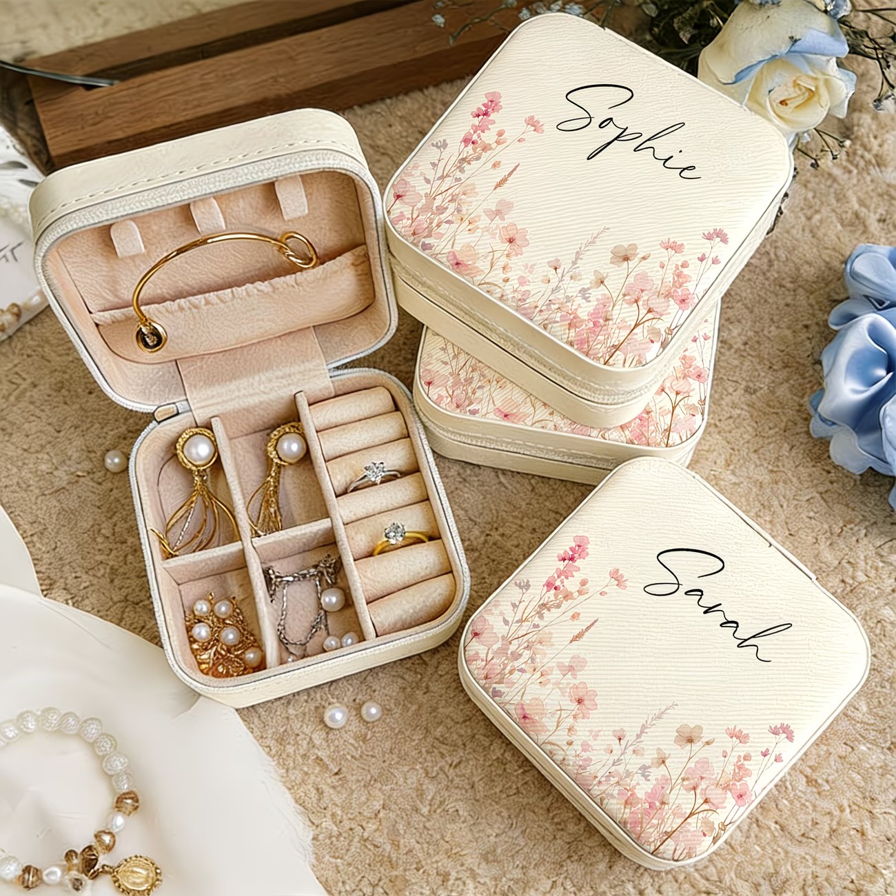 Scatola per Gioielli Personali - Leatherwork Flowers recensione e prezzo