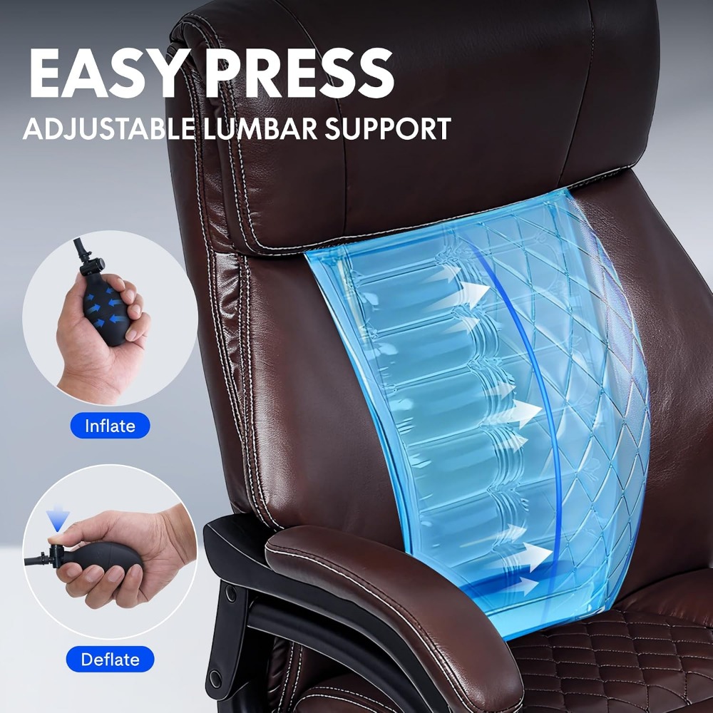 Sedia da Ufficio ad Alta Capac - Leather Work recensione e prezzo
